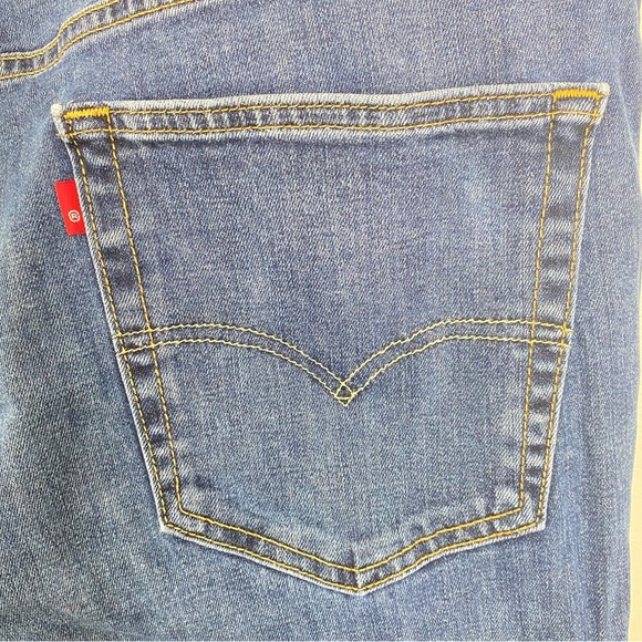 LEVI STRAUSS & CO. 541 MENS BLUE JEANS ZIP CLOSURE 99% COTTON 38W, 34L - Picture 12 of 16